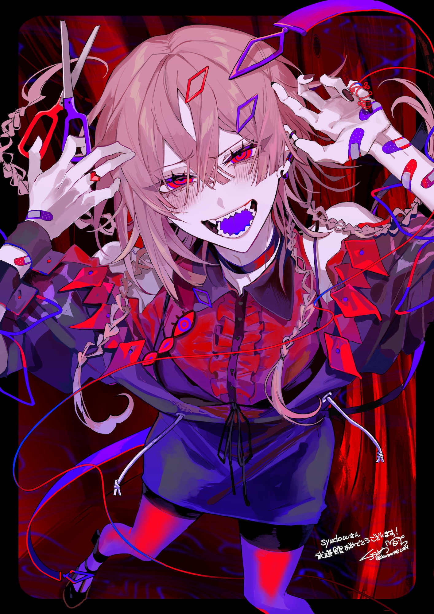 syudou Live 2025「美学」くろうめさんからの応援イラスト公開 